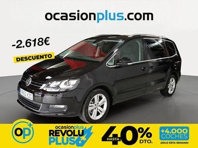 Usado VW Sharan Advance 150 CV (110 kW) 2019 Negro Monovolumen