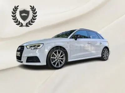 Usado Audi A3 S-Line 150 CV (110 kW) 2019 Blanco Berlina