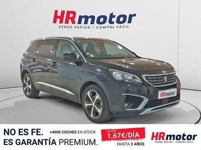 Usado Peugeot 5008 Allure 131 CV (96 kW) 2017 Negro SUV