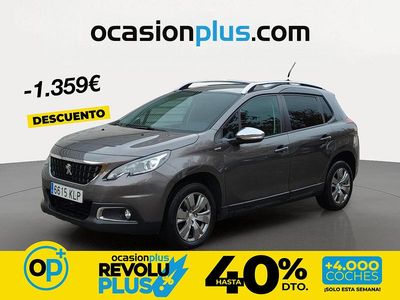 Usado Peugeot 2008 Style 100 CV (73 kW) 2018 Gris SUV