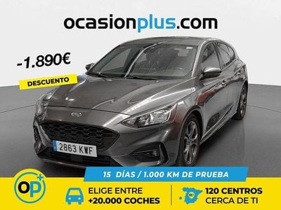 Gris / plata Usado 2019 Ford Focus ST-Line Berlina | 15.990 € (Precio justo)