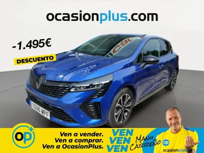 Usado Renault Clio V Techno 90 CV (66 kW) 2024 Azul Berlina