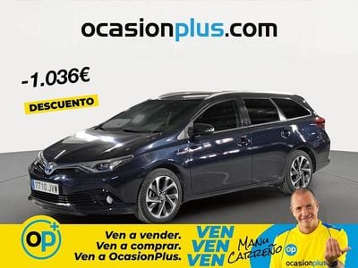 Usado Toyota Auris 136 CV (100 kW) 2016 Azul Familiar