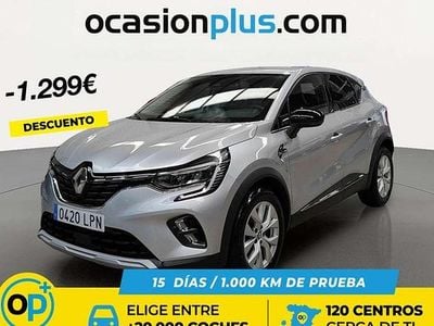 Usado Renault Captur Zen 91 CV (66 kW) 2021 Gris SUV