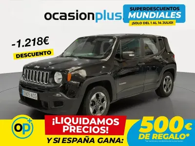 Usado Jeep Renegade Sport 110 CV (80 kW) 2017 Negro SUV