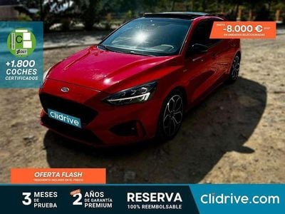 Usado Ford Focus ST-Line 125 CV (91 kW) 2020 Rojo Utilitario