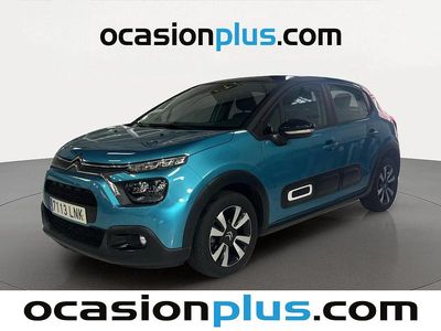Usado Citroën C3 Feel 83 CV (61 kW) 2021 Azul Utilitario