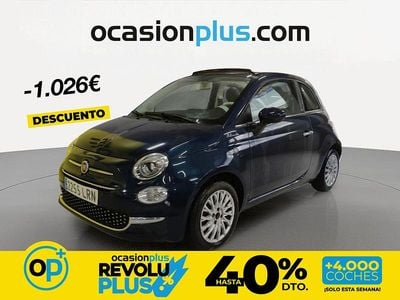 Usado Fiat 500 Dolcevita 70 CV (51 kW) 2021 Azul Descapotable