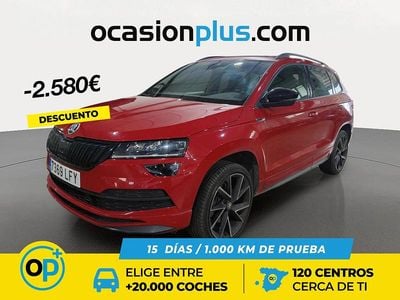 Rojo Usado 2020 Skoda Karoq SportLine SUV | 21.350 € (Caro)