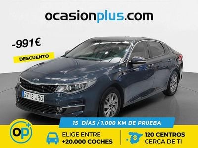 Usado Kia Optima 141 CV (103 kW) 2016 Azul Berlina