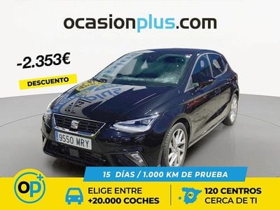 Usado Seat Ibiza FR 150 CV (110 kW) 2024 Negro Utilitario