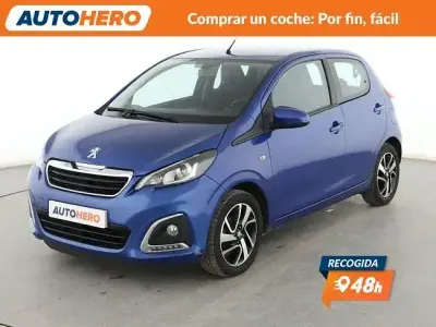 Usado Peugeot 108 Allure 72 CV (52 kW) 2020 Azul Berlina