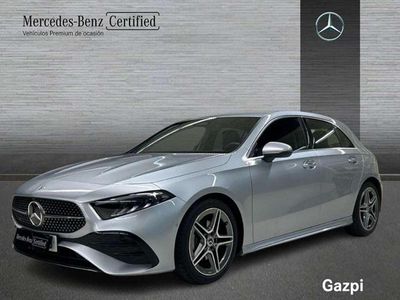 Usado Mercedes A180 AMG line 136 CV (100 kW) 2025 Plata hightech Berlina