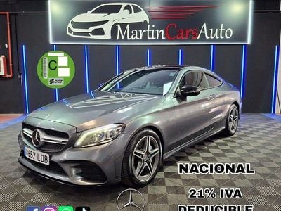 Usado Mercedes C43 AMG 390 CV (286 kW) 2019 Gris / plata Coupe