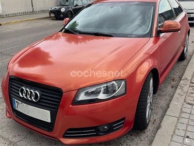 Usado Audi A3 Ambition 125 CV (91 kW) 2009 Naranja Berlina