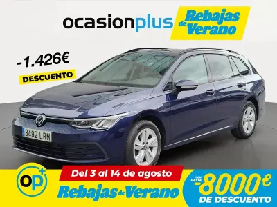 Usado VW Golf VII Life 115 CV (84 kW) 2021 Azul Utilitario