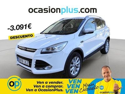 Usado Ford Kuga Titanium 182 CV (133 kW) 2016 Blanco SUV