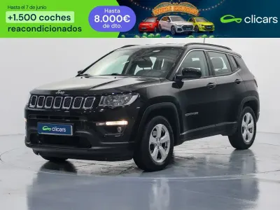 Usado Jeep Compass Longitude 120 CV (88 kW) 2018 Negro SUV