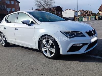 Usado Seat Leon FR 150 CV (110 kW) 2018 Blanco Berlina