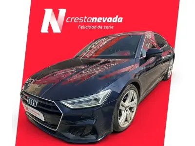 Usado Audi A7 S-Line 204 CV (150 kW) 2022 Azul Berlina