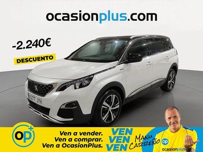 Usado Peugeot 5008 GT-line 150 CV (110 kW) 2017 Blanco Monovolumen