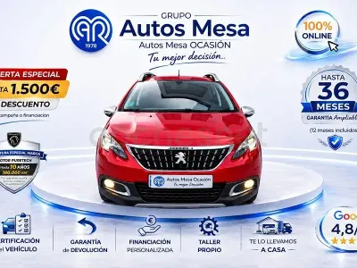 Usado Peugeot 2008 Allure 110 CV (80 kW) 2018 Granate SUV