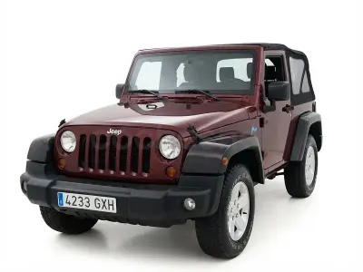Usado Jeep Wrangler Sport 200 CV (147 kW) 2010 Granate SUV