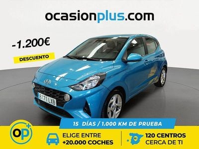 Usado Hyundai i10 67 CV (49 kW) 2022 Azul Utilitario