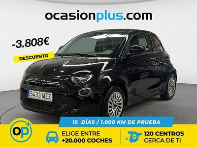 Negro Usado 2022 Fiat 500e Action Utilitario | 12.300 € (Precio justo)