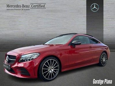 Usado Mercedes C220 194 CV (142 kW) 2020 Rojo jacinto
