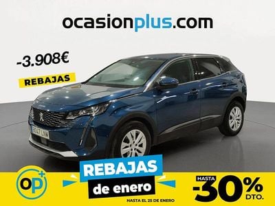 Azul Usado 2021 Peugeot 3008 Active SUV | 14.850 € (Buen precio)