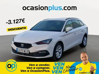 Begagnad Seat Leon Style 130 HK (95 kW) 2023 Vit Kombi