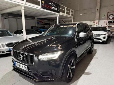 Negro Usado 2019 Volvo XC90 R-Design SUV | 29.999 € (Precio justo)