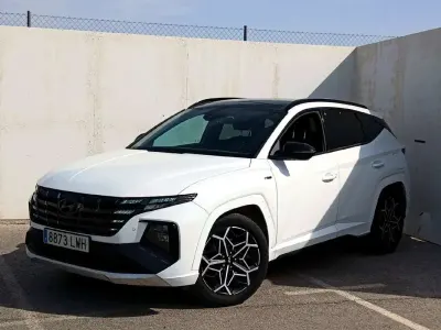 Usado Hyundai Tucson N Line 136 CV (100 kW) 2022 Blanco SUV