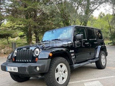 Usado Jeep Wrangler Unlimited Sahara 200 CV (147 kW) 2012 Negro SUV