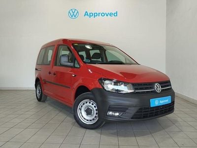 Usado VW Caddy 102 CV (75 kW) 2020 Rojo Monovolumen