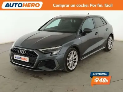 Usado Audi A3 S-Line 150 CV (110 kW) 2021 Gris Berlina