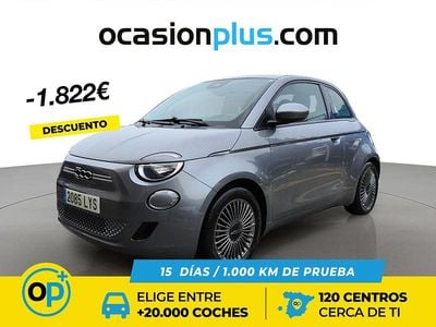 Usado Fiat 500e Icon 86 kW (118 CV) 2022 Gris Utilitario