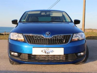 Usado Skoda Rapid Ambition 95 CV (69 kW) 2019 Azul Berlina