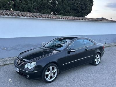 Usado Mercedes CLK320 Avantgarde 218 CV (160 kW) 2002 Negro Coupe