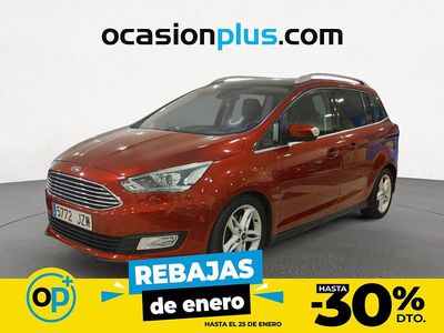 Rojo Usado 2017 Ford C-MAX Titanium Monovolumen | 11.890 € (Precio justo)