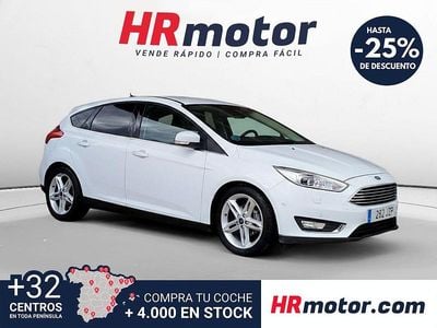 Usado Ford Focus Titanium 125 CV (91 kW) 2017 Blanco Berlina