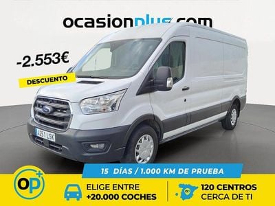 Blanco Usado 2021 Ford Transit Trend Berlina | 22.150 € (Precio justo)