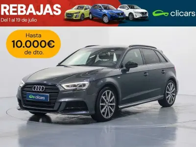 Usado Audi A3 Sportback 150 CV (110 kW) 2019 Gris Utilitario