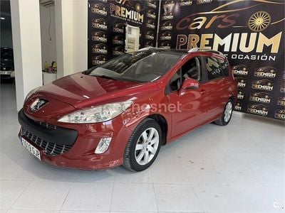 Usado Peugeot 308 SW Sport 110 CV (80 kW) 2008 Granate Familiar