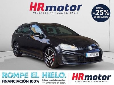 Usado VW Golf VII GTD 184 CV (135 kW) 2016 Negro Familiar