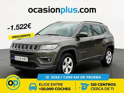 Usado Jeep Compass Longitude 120 CV (88 kW) 2018 Verde SUV
