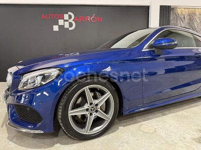 Azul Usado 2018 Mercedes C220 Coupe | 27.900 € (Precio justo)