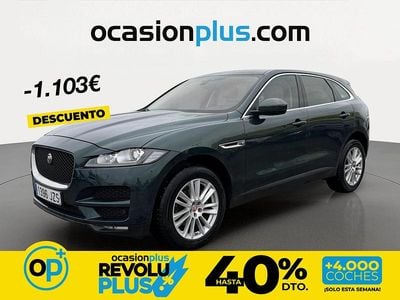 Usado Jaguar F-Pace Prestige 180 CV (132 kW) 2017 Verde SUV