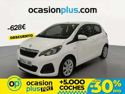 Usado Peugeot 108 Active 82 CV (60 kW) 2016 Blanco Utilitario